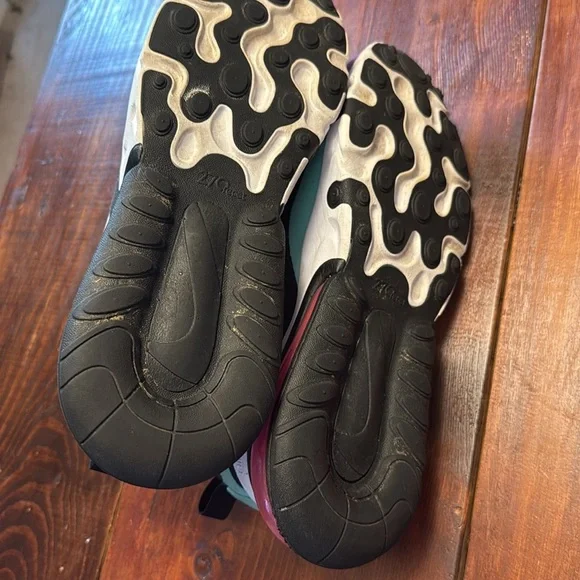 Nike Air Max 270 React in Purple and Yellow Size Men’s 9 - Picture 6 of 7